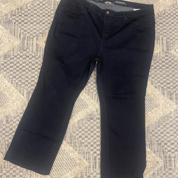 Laurie Felt Silky Baby Bell with Vital Stretch Technology Dark Denim Jeans 3XP - Picture 1 of 5